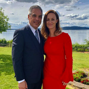 Dr. Raul Garcia and his wife Jessica are shown here during his campaign for governor last year. Garcia is an Emergency Room physician in Yakima and believes people need more education about natural immunity. Photo courtesy Dr. Raul Garcia campaign