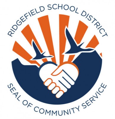 Seniors graduating from Ridgefield High School can earn a community service seal on their diplomas.