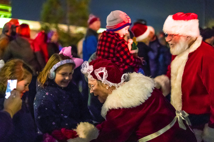 The event will culminate with the arrival of Santa and Mrs. Claus. Photo courtesy city of Battle Ground