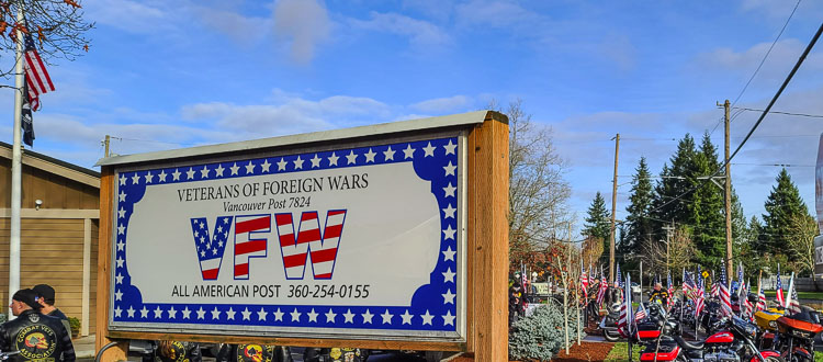 The Veterans of Foreign Wars, Post 7824, is located at 400 N. Andresen Road in Vancouver, Photo by Paul Valencia