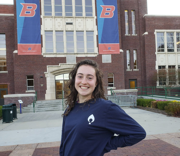 Ally Orr, a senior at Boise State, said women should be able study in any field they want. The 2018 graduate of Prairie High School has raised more than $110,000 to start a scholarship program at the university. Photo courtesy Ally Orr