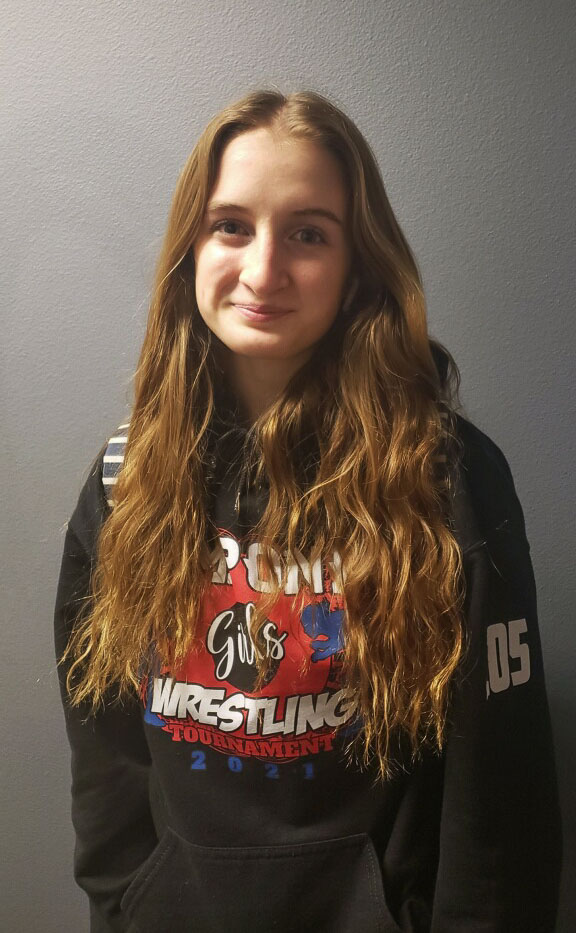 Leah Wallway of La Center said she loves how wrestling gives her an opportunity to shine, to prove her capabilities. Photo courtesy La Center Athletics