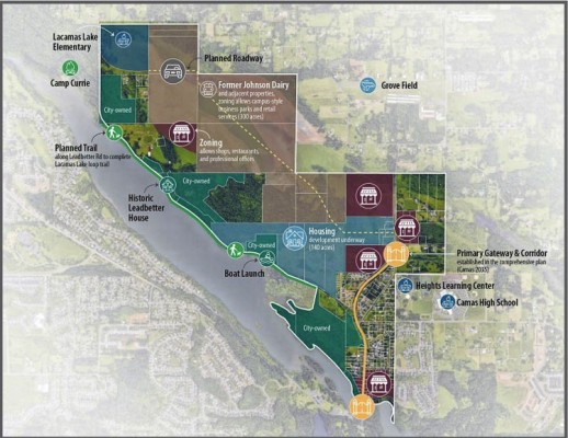 Camas moves forward with development plans for North Shore sub area.