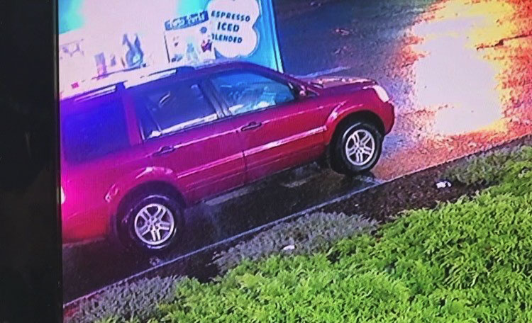 This vehicle is suspected to have been used in multiple armed robberies Thursday morning. Photo courtesy Vancouver Police Department