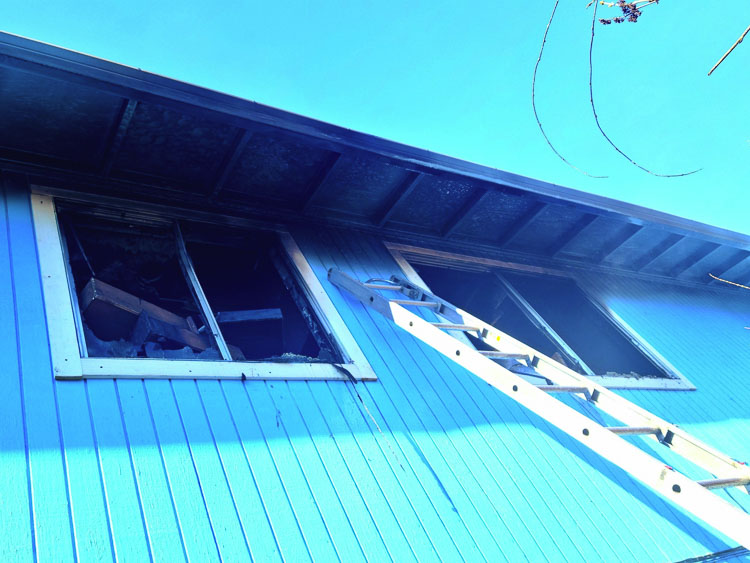 Vancouver firefighters extinguish apartment fire in the Harney Heights