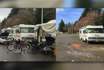 Many homeless camps removed from near Fort Vancouver High School