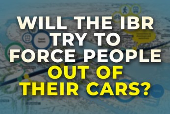 Will the IBR try to force people out of their cars?