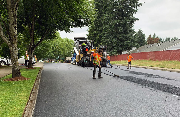 Approximately 25 neighborhoods in the city will see some type of pavement management work this summer, thanks in part to the city's Transportation Benefit District license fees. Photo courtesy city of Vancouver