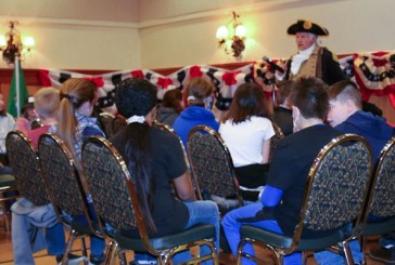 Tukes Valley fifth graders talk to George Washington