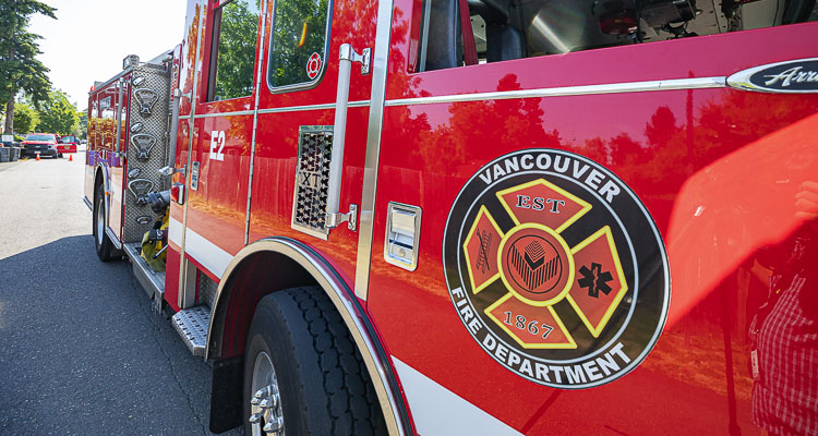 Vancouver firefighters responded to a house fire in the 9100 block of Old Evergreen Highway.