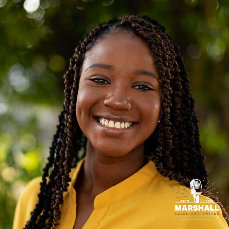 Naleigha Williams, an architectural designer for LSW Architects, is also a winner of this year’s General George C. Marshall Awards. The annual event celebrates young leaders in the region. Photo courtesy The Historic Trust