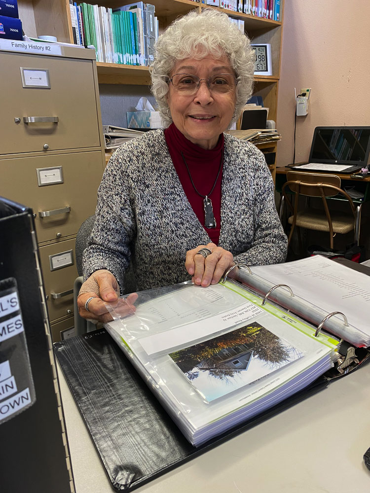 The heart of Two Rivers Heritage Museum research volunteer Madeline Mesplay inspired her to find and share the rich history of Washougal through documenting the first owners of local homes. Photo courtesy Two Rivers Heritage Museum