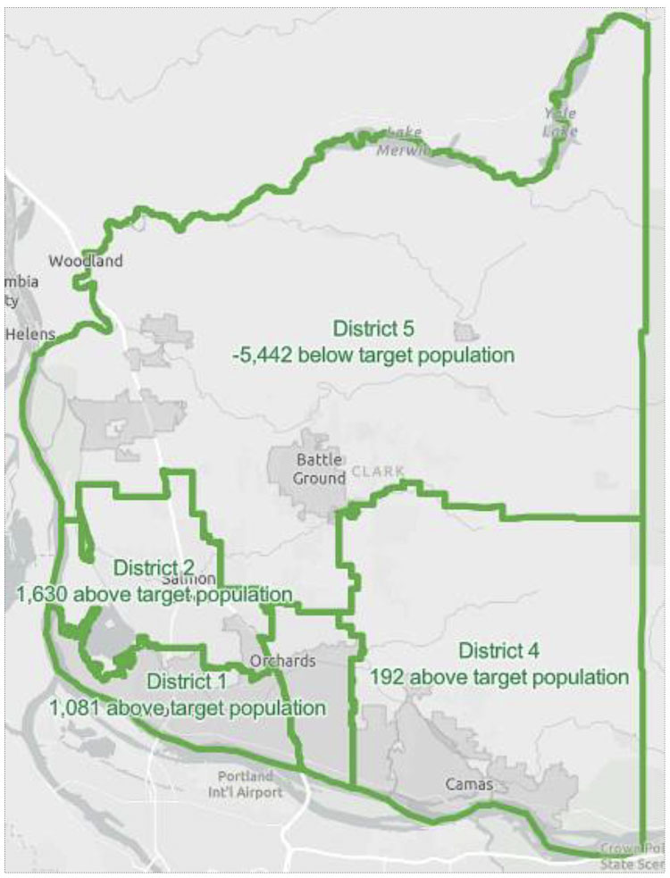 Battle Ground resident Dick Rylander scrutinizes the redistricting process in Clark County.