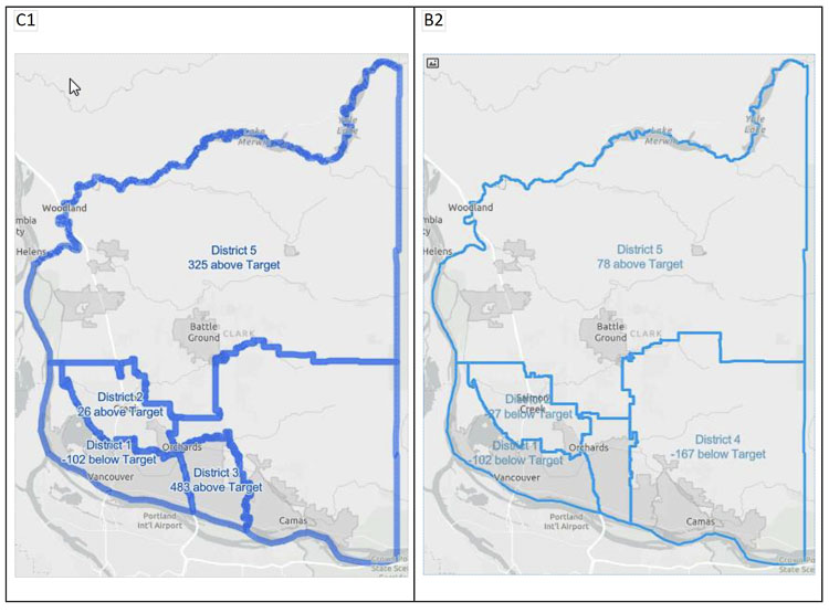 Battle Ground resident Dick Rylander scrutinizes the redistricting process in Clark County.