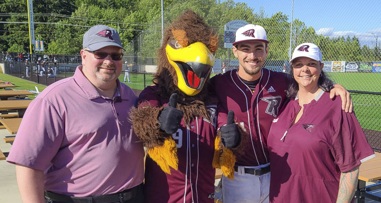 Ridgefield Raptor Will Chambers feels right at home with host