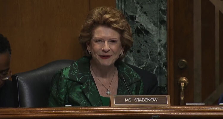 Sen. Debbie Stabenow (D-MI): “On the issue of gas prices, I drove my electric vehicle from Michigan to here last weekend and went by every gas station and it didn’t matter how high it was.”