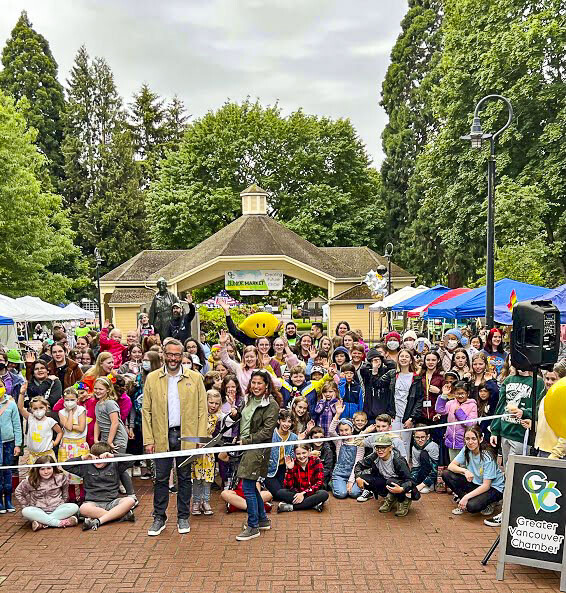 Young business owners ages 6-16 filled Esther Short Park with colorful and creative booths and stands, showcasing their various talents and merchandise.