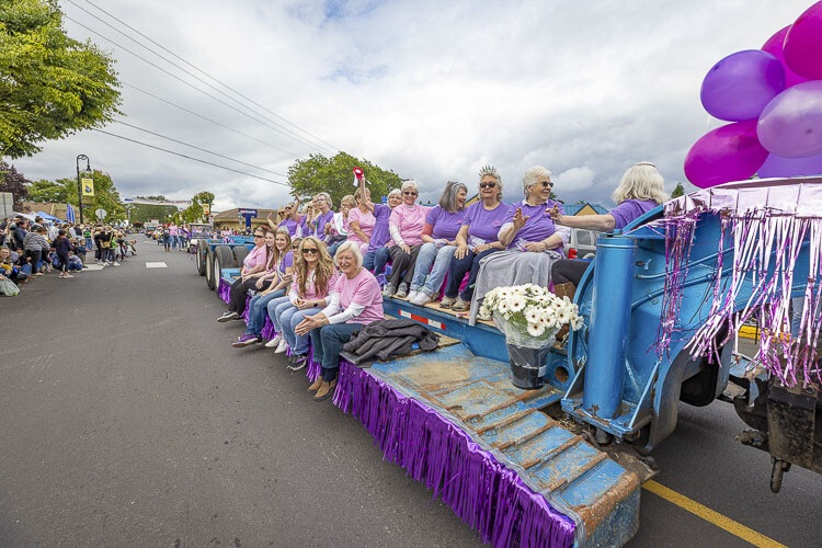 Past Planters Days princesses were also featured in this year’s parade. Photo courtesy Mike Schultz