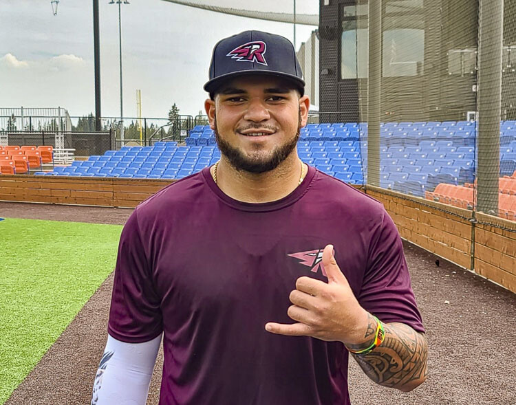 Safea Villaruz-Mauai had never heard of Ridgefield before signing with the Raptors, but he is grateful to be here and has already heard how great the fan base is in Clark County. Photo by Paul Valencia