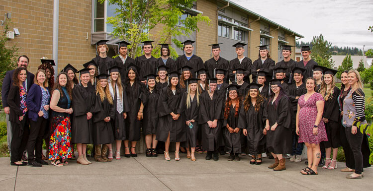 TEAM High School's Graduating Class of 2022. Photo courtesy Woodland School District