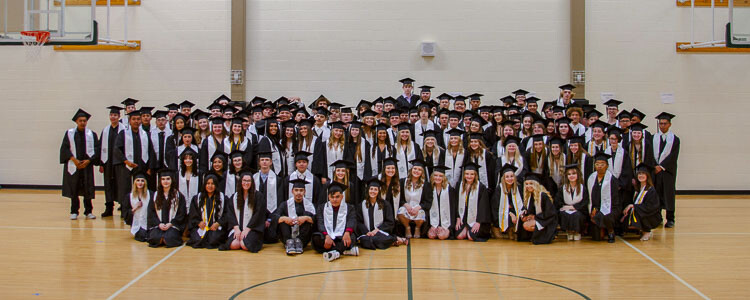 Woodland High School's Graduating Class of 2022. Photo courtesy Woodland School District