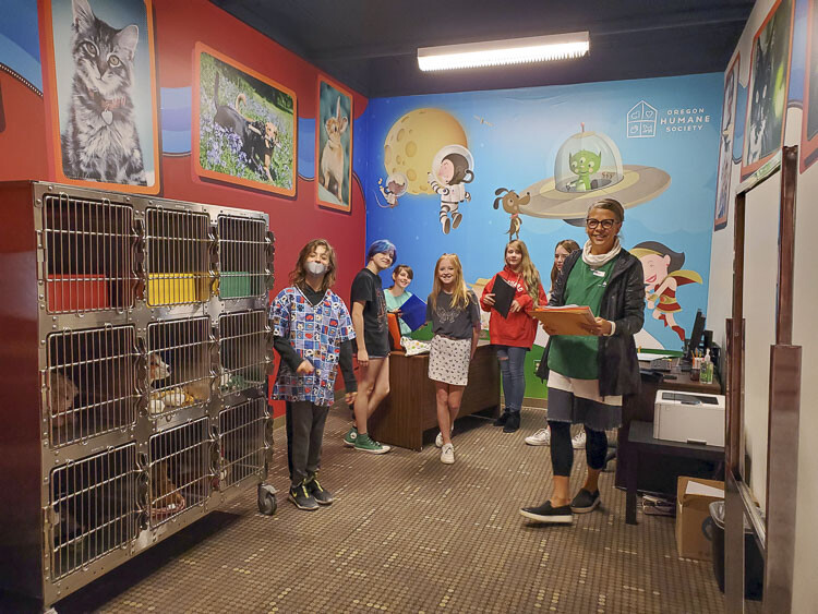 Woodland's sixth graders attended BizTown to learn about business and personal finance through hands-on experiences. Photo courtesy Woodland School District