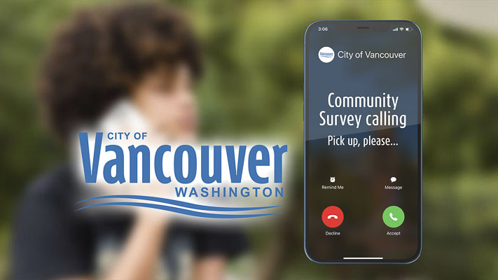 The city of Vancouver is launching its community survey on August 3 and urges residents to “pick up” the phone between August 3-9 to tell city officials what they think about livability, city services and community priorities.