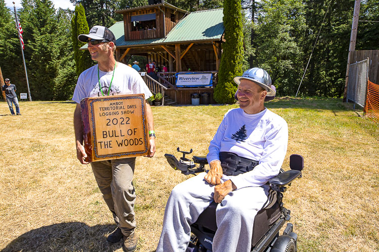 The 2022 Bull of the Woods Cory Knott (on right) is shown here with Kyle McKee. Photo by Mike Schultz