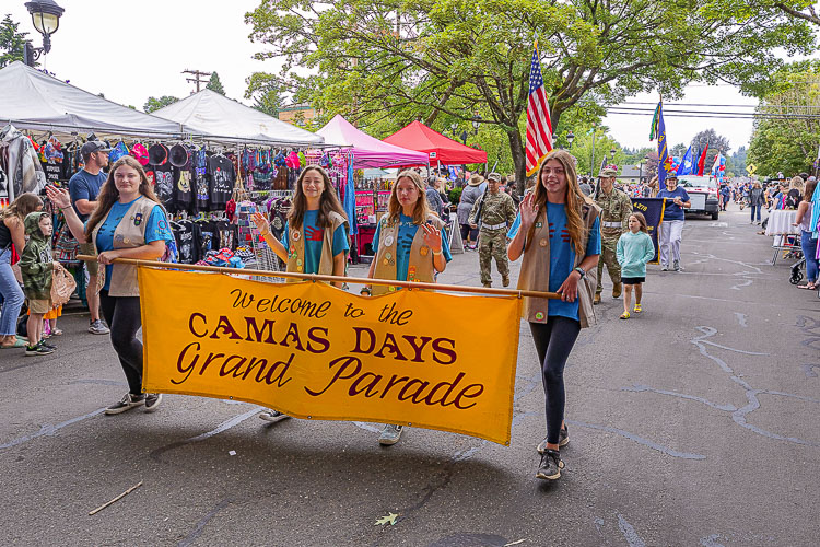 The Camas Days Parade was held Saturday in downtown Camas. Photo by Mike Schultz