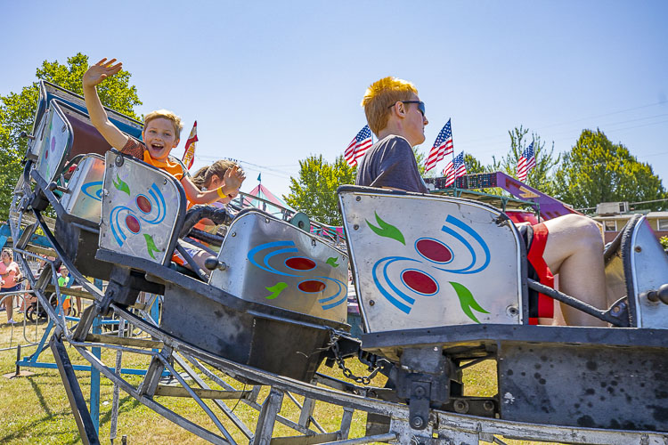 The roller coaster was a big hit at the 2019 carnival at Harvest Days in Battle Ground. Photo by Mike Schultz