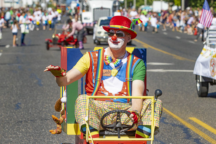Harvest Days will not stop clowning around. Photo by Mike Schultz