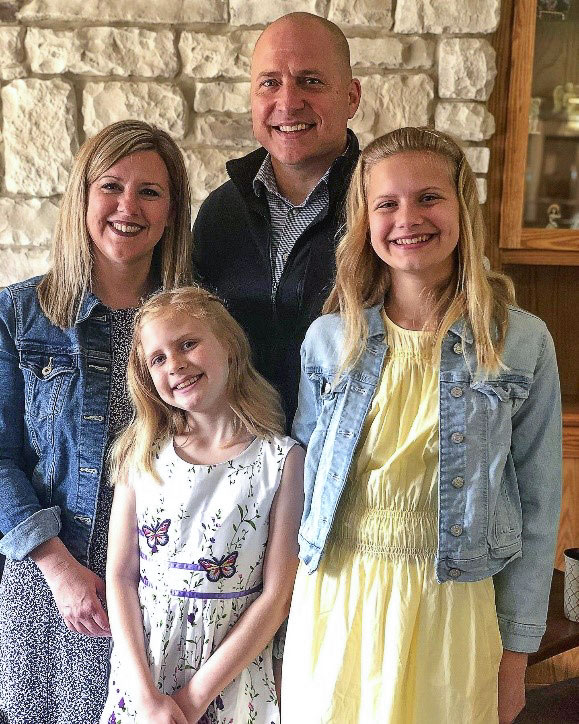 Pastor Keith Ritter and his wife Michele have four children and one grandchild. (Photo courtesy Amplify Group