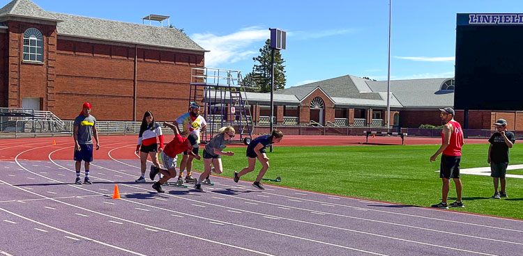 Three one-week summer sessions will be hosted at the Linfield University Campus in McMinnville, OR and will provide sports instruction to a total of 65 campers ranging in age from 8-21 living in Oregon and Washington. Photo courtesy Northwest Association for Blind Athletes