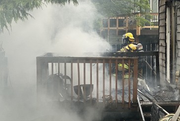 Firefighters extinguish house fire near Columbia River High School