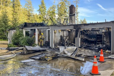 Rural Clark County home destroyed by fire