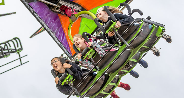 The rides open early on Friday, at 9 a.m., for the opening day of the Clark County Fair. The carnival portion of the fair will open at noon on the other days of the fair. Photo by Mike Schultz