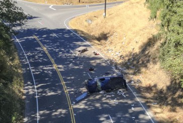 Driver in critical condition after single-vehicle rollover collision Monday morning