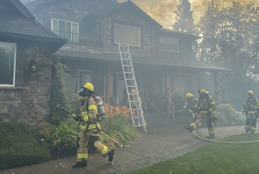 Clark-Cowlitz Fire Rescue battles house fire in Ridgefield
