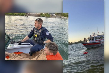 Vancouver Police utilize multiple marine units during call for service after man jumps into Columbia River