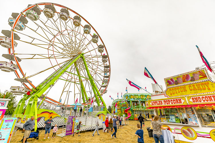 Fans of the Clark County Fair have been waiting years to go back to the fair. The wait is just about over, though, as the fair opens a 10-day run on Friday. The theme this year after a two-year absence: “Worth The Wait.” Photo by Mike Schultz