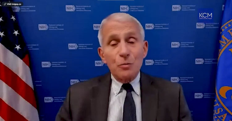 Dr. Anthony Fauci complained on Monday that his effort to get people to adopt the government's COVID-19 health measures has been hampered by "misinformation and disinformation."