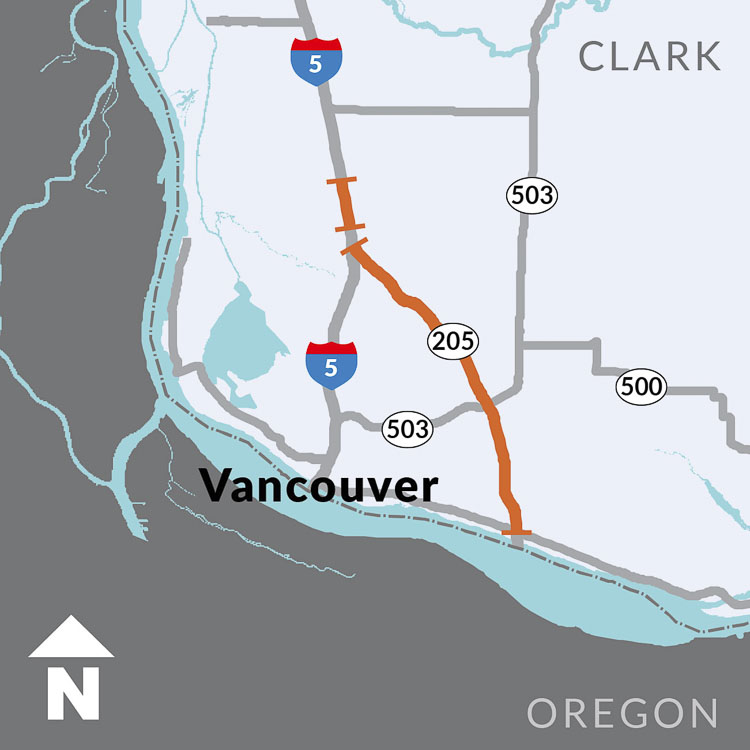Map courtesy Washington State Department of Transportation