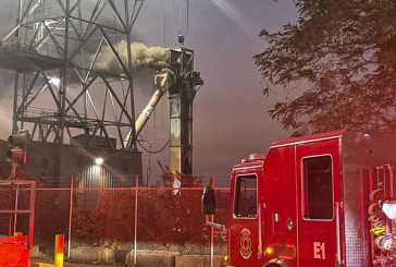 Vancouver Fire crews respond to fire at grain elevator