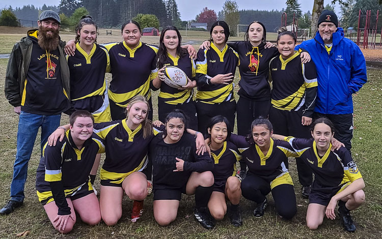 The Chinook Rugby Club’s Lady Pack, based in Clark County, are playing for an Oregon Rugby League title on Saturday. The sport, growing in popularity in America, has made a positive impact on several athletes in Clark County. Photo by Paul Valencia