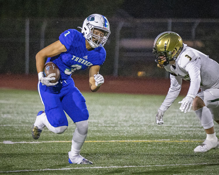 Kyle Chen and the Mountain View Thunder will be focused on taking on Prairie this week in the Class 3A Greater St. Helens League. Mountain View and Prairie both lost league games last week. Photo by Mike Schultz
