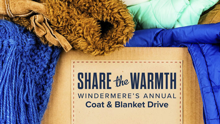 With the coldest months of the year upon us, brokers from Windermere Real Estate are teaming up to Share the Warmth and help provide winter necessities for those in need.
