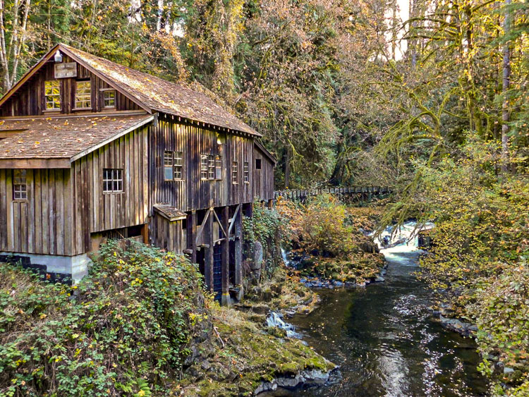 The Cedar Creek Grist Mill opened in 1876 and has been restored to a fully operational mill entirely by volunteers. Photo courtesy Ridgefield School District