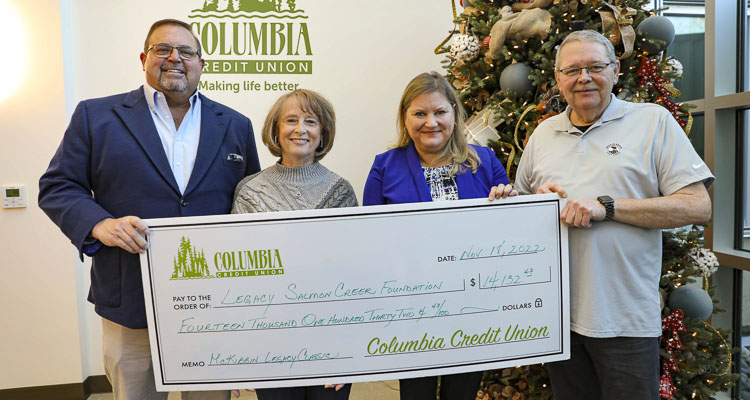 Three local nonprofit organizations each received more than $18,000 in honor of the late John McKibbin after a fundraising event put on by Columbia Credit Union and presented by Vesta Hospitality.