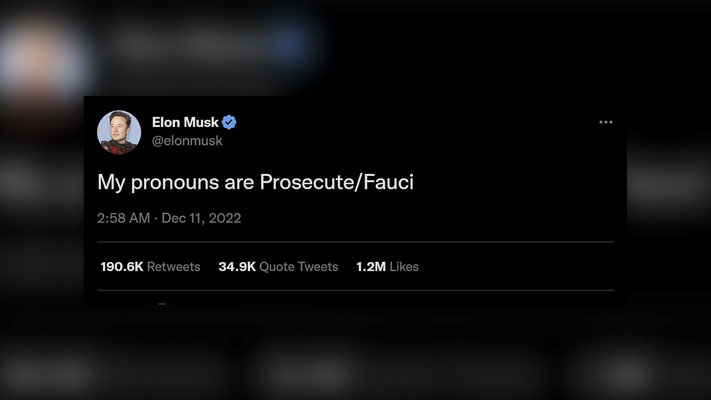 Twitter CEO Elon Musk hinted Wednesday he has unearthed messages from Dr. Anthony Fauci's team urging Twitter to censor anyone who didn't comply with the federal government's official narrative on COVID-19 and the vaccines.
