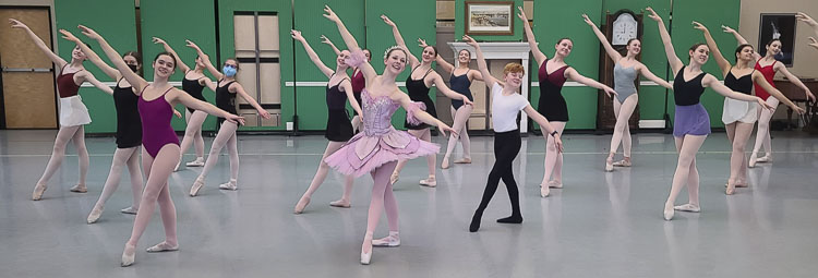 The Columbia Dance company is preparing to debut its adaptation of The Nutcracker, mixing the classic ballet with Fort Vancouver history. Photo by Paul Valencia